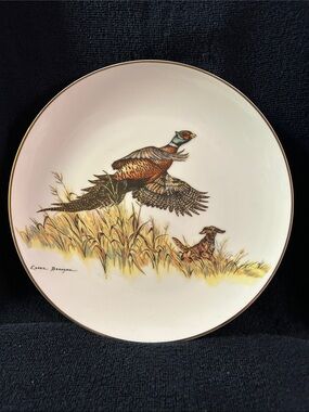 Clark Bronson Limited Edition Collector’s Plate - Pheasant Hunting